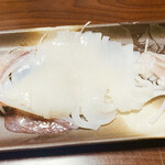 海屋 松下 - 捌いてもらった赤イカ