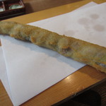 すがの - 名物のアスパラ肉巻き　極太のアスパラは絶品です