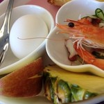 あんじゅ - この日は蛸のマリネ、海老も入ってて豪華でしょ。