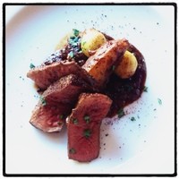 The lounge on the water - Chocolate Chocolat Chocolat♡メインは鴨肉のローストカカオのアグロドルチェ。