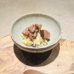 katecuore - カテ食堂　まかないタイムと題され　ステーキチャーハンが