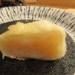 てんぷら 拓 - ホタテ1断面