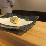 てんぷら 拓 - 海苔巻き雲丹(妻が注文)