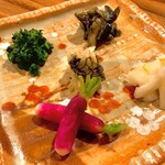 Kakurega Shubou Sempuu - 京漬物5種盛り