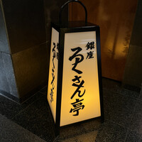 銀座ろくさん亭 - 良いお店にありがちの行燈