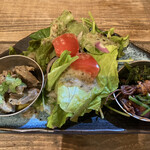 Ushikamoshika - 前菜おまかせ３種盛
