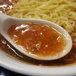 味信 - タンタン麺のスープはどろっどろ。