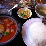 大地の木 - マレーシアカレー（850円）これにサービスでコーヒーがつきます