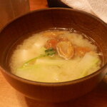 天ぷら とうれつ - 味噌汁