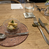 ラ・トラース - ホタルイカのペーストと筍のフリット