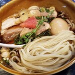 塩そば専門店 桑ばら - 肉のつけそば