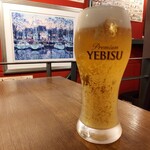 立飲ビストロ Ryo - ヱビスビール680円