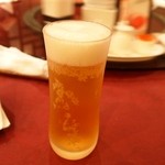 中国料理 青冥 - 生ビール 中タンブラー