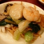 中国料理 青冥 - 海の幸入り揚げそば