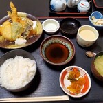 お食事処 潮騒 - 天婦羅定食