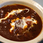 カフェ シロイロ - 【2022.04】ランチセットのビーフシチュー