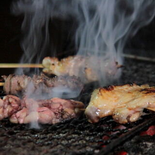 Charcoal-grilled yakitori that is the pride of "Sumibiya Ichi"!