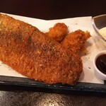 うみからそらへ - サバフライとカキフライ定食  1100円
