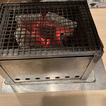 炭火焼 ゆうじ - 焼き台