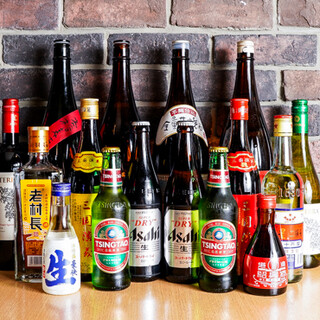 We have a variety of Chinese liquors◆Enjoy the spicy dishes and enjoy the drinks as well.