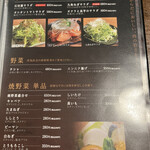 炭焼肉 石田屋。 - メニュー（サラダ・野菜）
