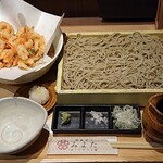 蕎麦きり みよた - 蕎麦切り みよた 八重洲店 海鮮華ちらしせいろ 税込990円 濃い汁を選んで