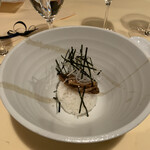 日光金谷ホテル - 虹鱒のソテー金谷風をお茶漬け仕立てにして