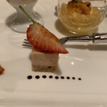 日光金谷ホテル - 鴨のフォアグラのテリーヌ　と　とちあいかのコンフィ