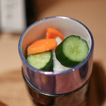 覚王山とんかつ わだ福 - 漬物☆