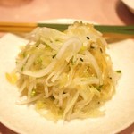 北京遊膳 - 冷菜三種のクラゲと大根の和え物