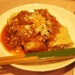 冷菜三種の湯葉巻き