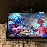 巴裡 小川軒 - 参考4:モニターで店内の様子かしらねぇ