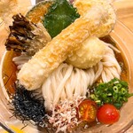 マルヨシ製麺所 - プレミアム天盛りぶっかけうどん（1298円）