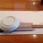 龍寿し - H25.02　お箸＆醤油皿