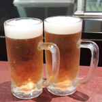 Sushidokoro Katsuya - 生ビール