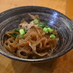 Teuchi Soba Nakazaki - 酒の突出し