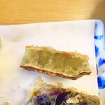 天ぷら よこい - さつまいも
      しっかり蒸され。シットリねっとり。