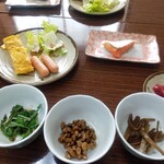 湯の宿畔瀬 - 料理写真:据膳です。