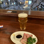 HUB - HUBエール（ハーフ）510円
            ローストビーフ（ハーフ）300円