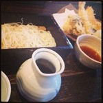 手打蕎麦のたぐと - 天せいろセット