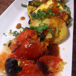 ダバ インディア - パニールと野菜のタンドーリサラダ。チーズと野菜の焼き加減最高です