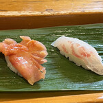 Sushi Ootsuka - 赤貝　真鯛