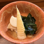 Sushi Ootsuka - お通し　筍煮
