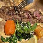 ステーキハウス キッチンリボン - 黒毛和牛ステーキ　ランチ