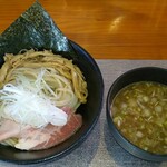 Menya Ootori - つけ麺(鶏白湯)(大盛り 300㌘)(950円)