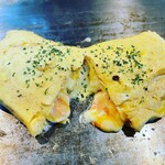 Mentaiko cheese omelet