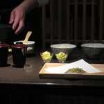 日本料理 TOBIUME - 食事の準備中