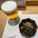 うまい鮨勘 - ●スーパードライ(生ビール)580円