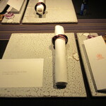 日本料理 TOBIUME - この日、セラー側の席