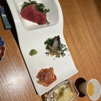鮨よしかわ 恵比寿 - お通し３種